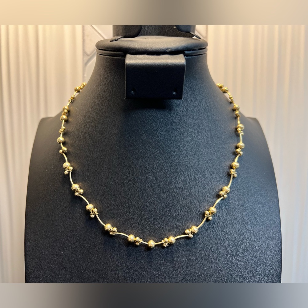 Premier Designs Gold Tone Movement Necklace